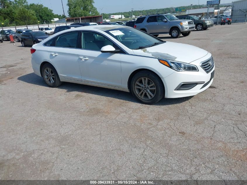 2017 Hyundai Sonata Se VIN: 5NPE24AF6HH441883 Lot: 39433931