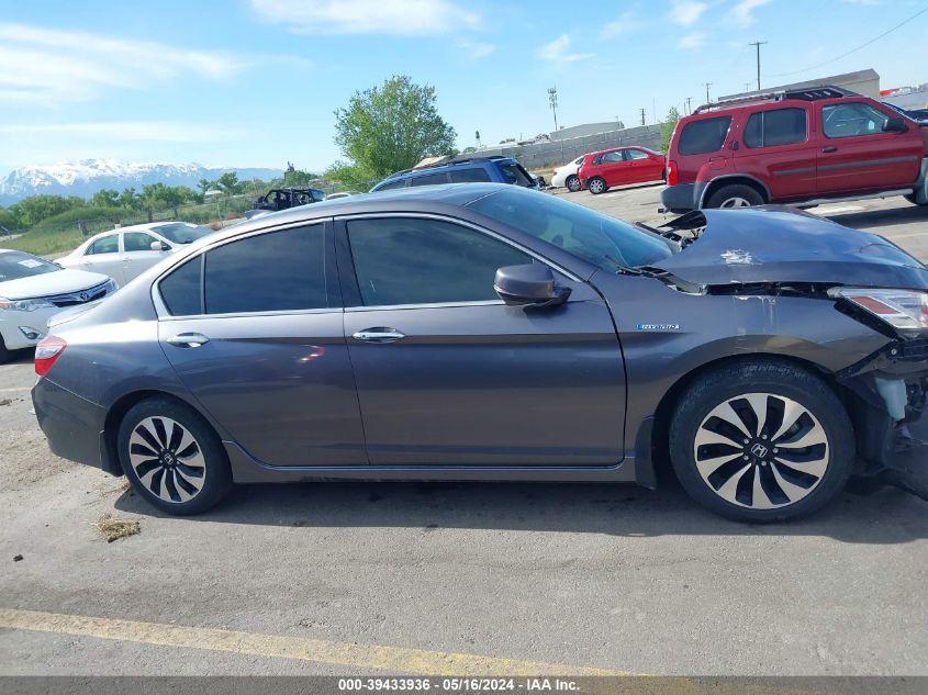 2017 Honda Accord Hybrid Touring VIN: JHMCR6F77HC021415 Lot: 39433936