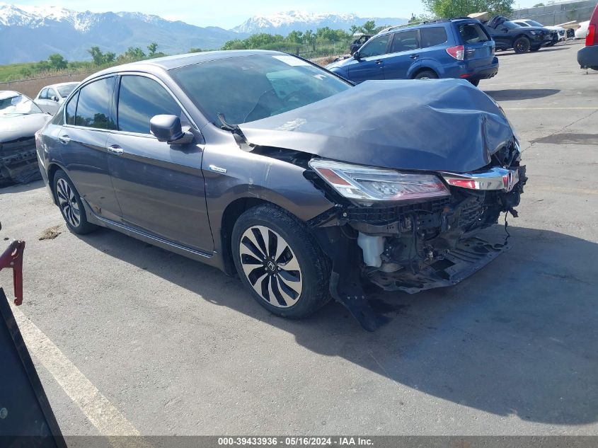 2017 Honda Accord Hybrid Touring VIN: JHMCR6F77HC021415 Lot: 39433936