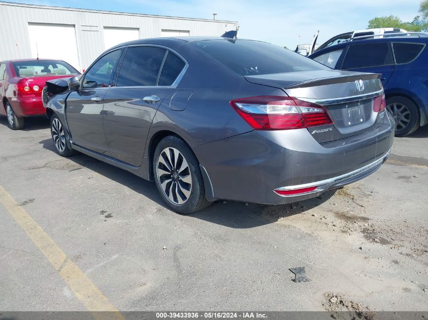 2017 Honda Accord Hybrid Touring VIN: JHMCR6F77HC021415 Lot: 39433936