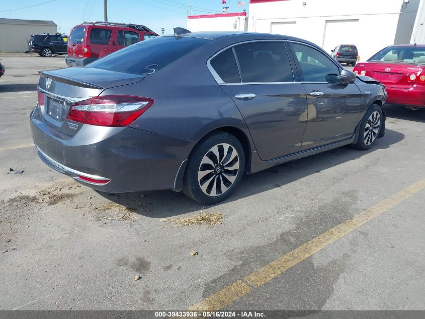 2017 Honda Accord Hybrid Touring VIN: JHMCR6F77HC021415 Lot: 39433936