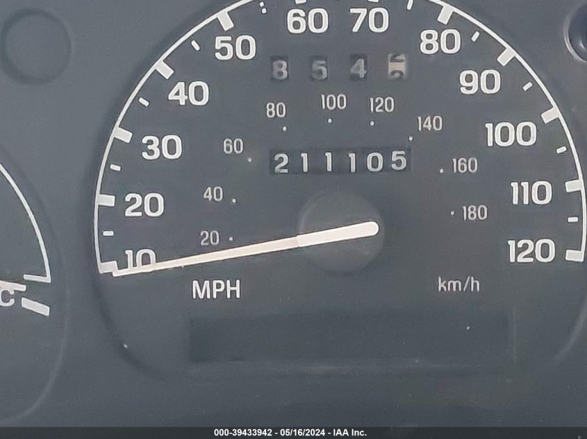 1997 Ford Ranger Xl/Xlt VIN: 1FTCR14A9VPA75094 Lot: 39433942