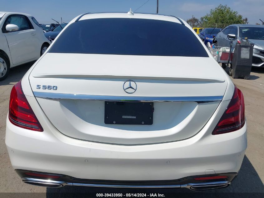 2019 Mercedes-Benz S 560 VIN: WDDUG8DB6KA426074 Lot: 39433950