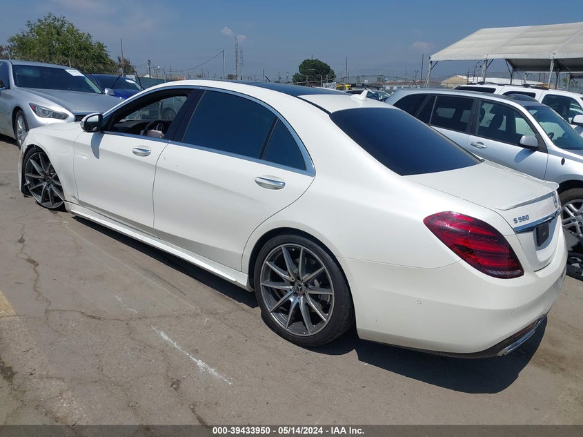 2019 Mercedes-Benz S 560 VIN: WDDUG8DB6KA426074 Lot: 39433950