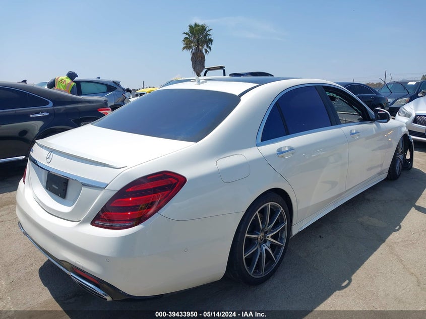 2019 Mercedes-Benz S 560 VIN: WDDUG8DB6KA426074 Lot: 39433950