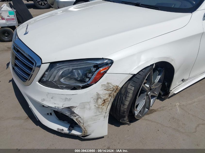 2019 Mercedes-Benz S 560 VIN: WDDUG8DB6KA426074 Lot: 39433950