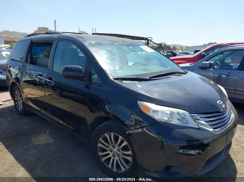 2015 Toyota Sienna Xle 8 Passenger VIN: 5TDYK3DC2FS648402 Lot: 39433956