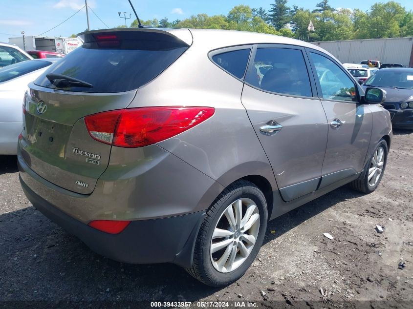 2013 Hyundai Tucson Gls/Limited VIN: KM8JUCAC5DU723503 Lot: 39433957