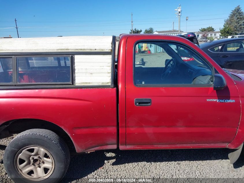 2003 Toyota Tacoma VIN: 5TENL42N13Z188352 Lot: 39433959