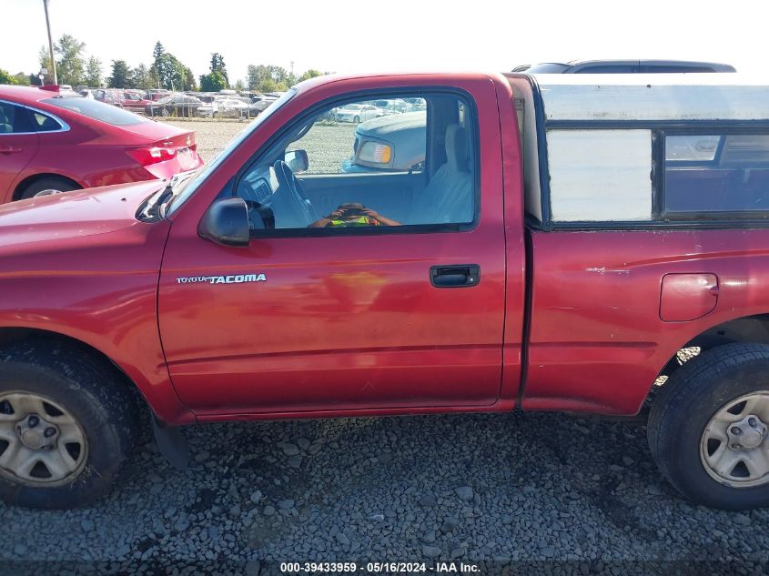 2003 Toyota Tacoma VIN: 5TENL42N13Z188352 Lot: 39433959