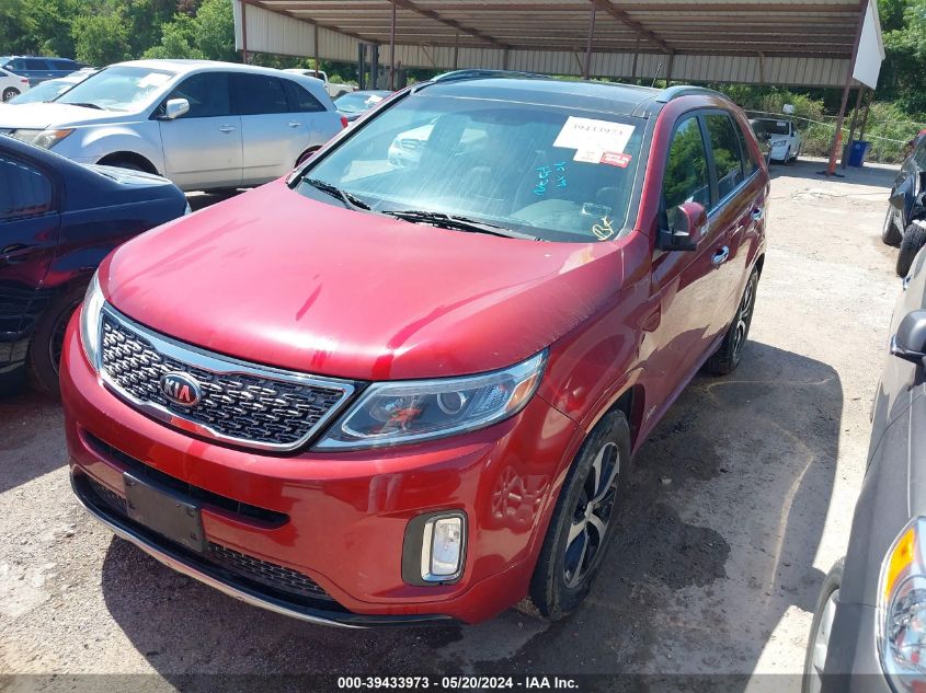 2015 Kia Sorento Sx V6 VIN: 5XYKWDA76FG643305 Lot: 39433973