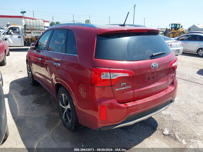 2015 Kia Sorento Sx V6 VIN: 5XYKWDA76FG643305 Lot: 39433973