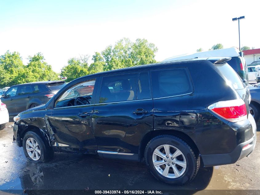 2011 Toyota Highlander Base V6 VIN: 5TDBK3EH6BS083551 Lot: 39433974