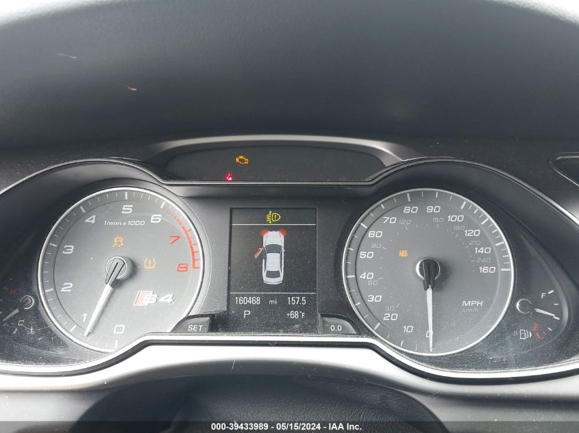 2014 Audi S4 3.0T Premium Plus VIN: WAUBGAFL0EA005659 Lot: 39433989