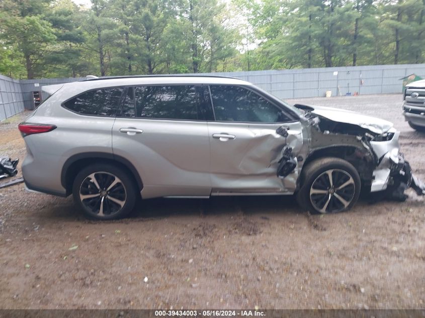 2022 Toyota Highlander Xse VIN: 5TDJZRBHXNS186717 Lot: 39434003