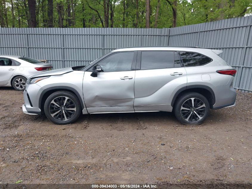 2022 Toyota Highlander Xse VIN: 5TDJZRBHXNS186717 Lot: 39434003