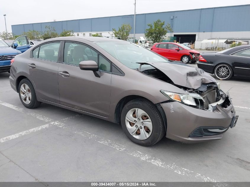 2014 Honda Civic Lx VIN: 19XFB2F59EE268062 Lot: 39434007