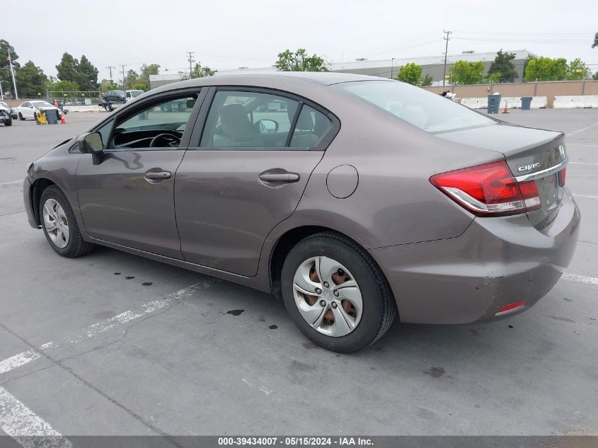 2014 Honda Civic Lx VIN: 19XFB2F59EE268062 Lot: 39434007