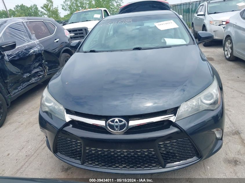 2016 Toyota Camry Se VIN: 4T1BF1FK3GU257559 Lot: 39434011