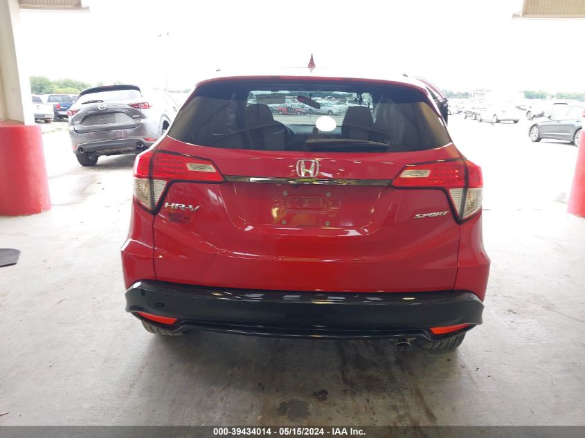 2022 Honda Hr-V 2Wd Sport VIN: 3CZRU5H1XNM726856 Lot: 39434014