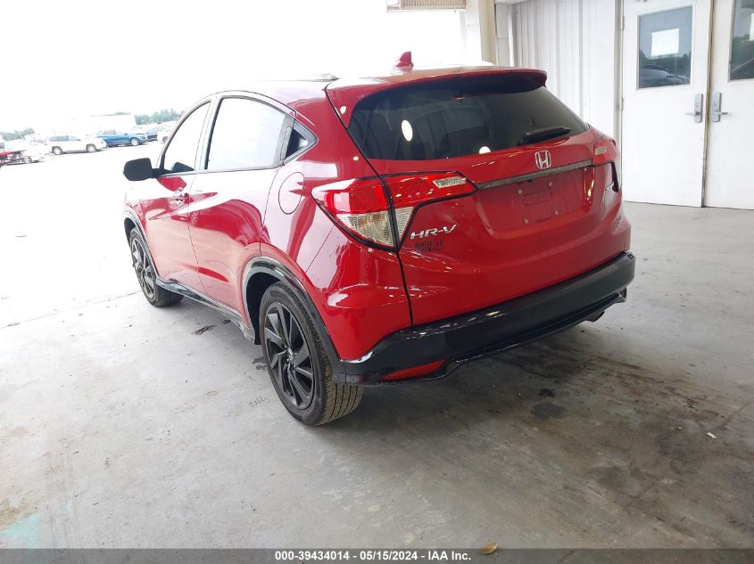 2022 Honda Hr-V 2Wd Sport VIN: 3CZRU5H1XNM726856 Lot: 39434014