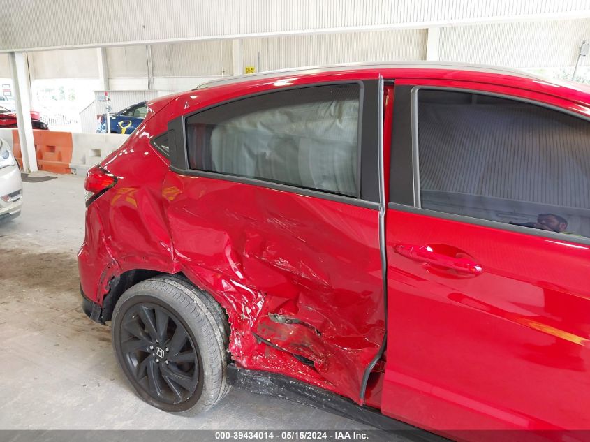 2022 Honda Hr-V 2Wd Sport VIN: 3CZRU5H1XNM726856 Lot: 39434014