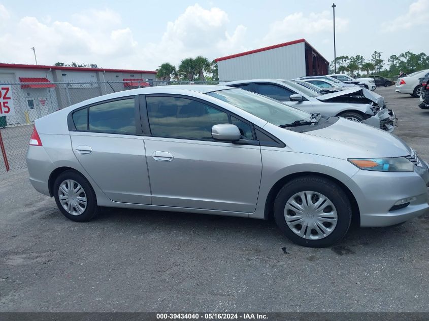 2010 Honda Insight Lx VIN: JHMZE2H58AS022224 Lot: 39434040