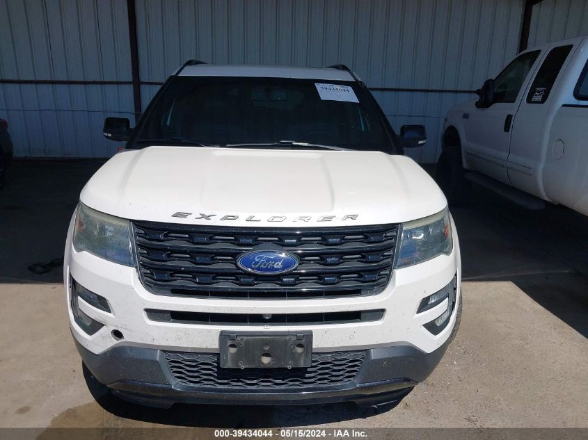 2016 Ford Explorer Sport VIN: 1FM5K8GTXGGC35050 Lot: 39434044