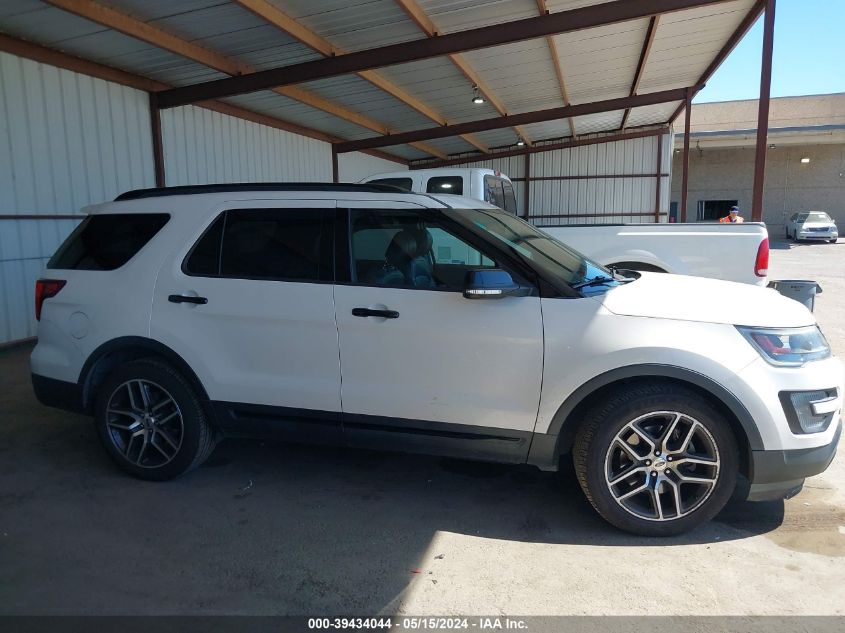 2016 Ford Explorer Sport VIN: 1FM5K8GTXGGC35050 Lot: 39434044