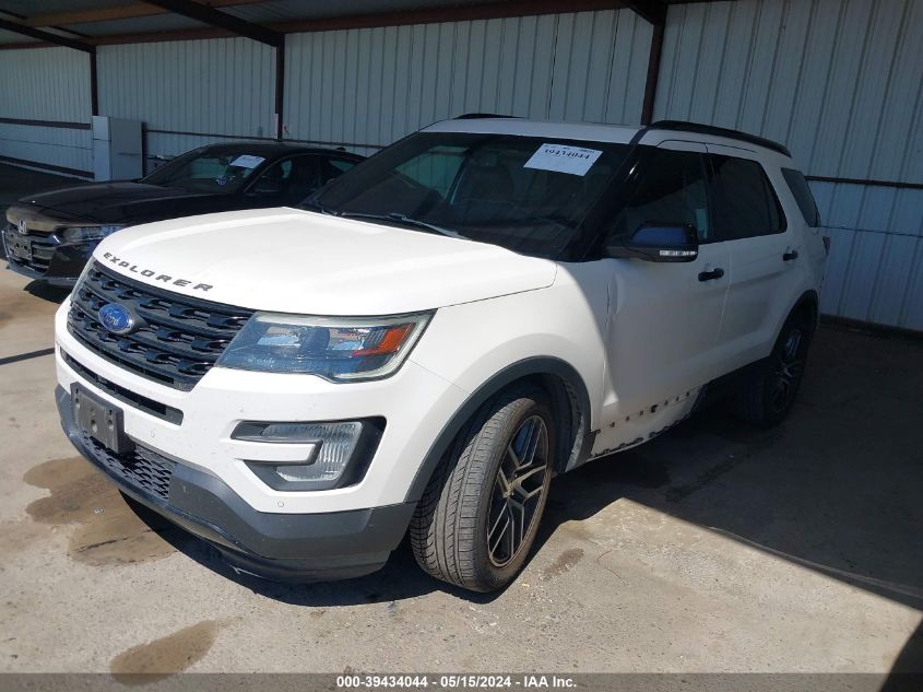 2016 Ford Explorer Sport VIN: 1FM5K8GTXGGC35050 Lot: 39434044