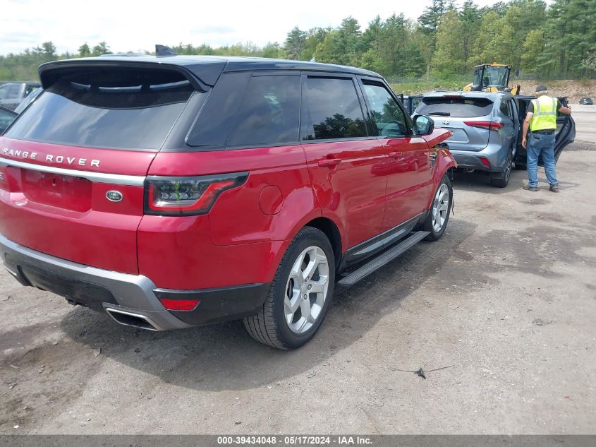 2019 Land Rover Range Rover Sport Hse Mhev VIN: SALWR2RU2KA865480 Lot: 39434048