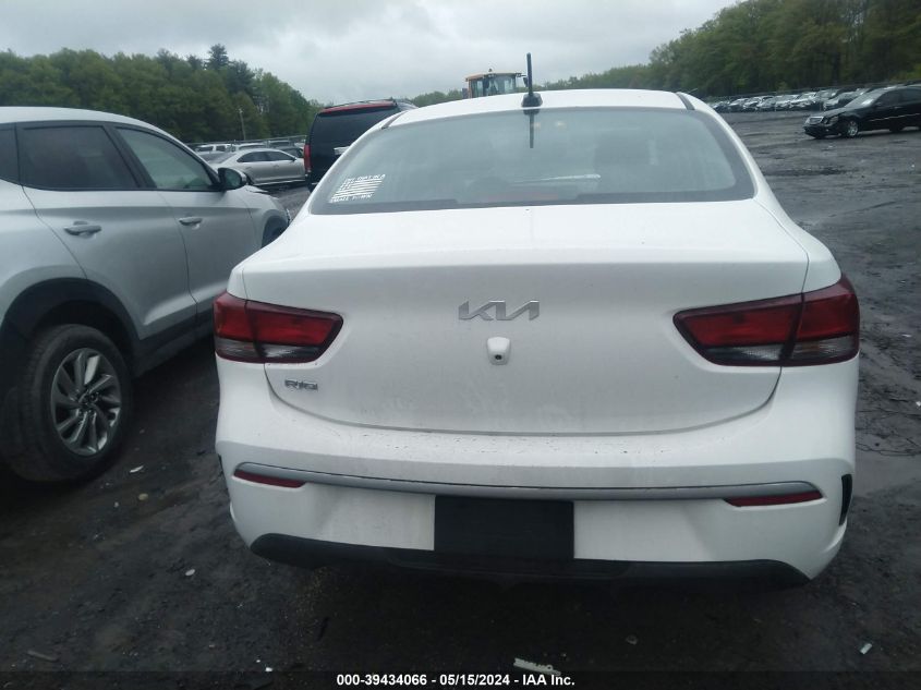 2023 Kia Rio Lx VIN: 3KPA24AD9PE603134 Lot: 39434066