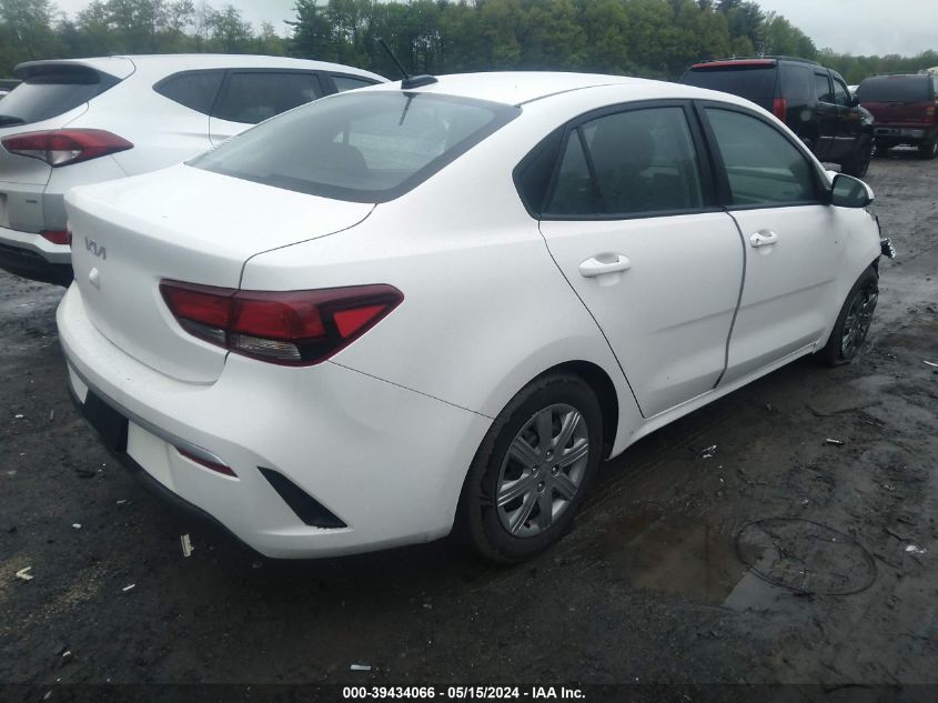 2023 Kia Rio Lx VIN: 3KPA24AD9PE603134 Lot: 39434066