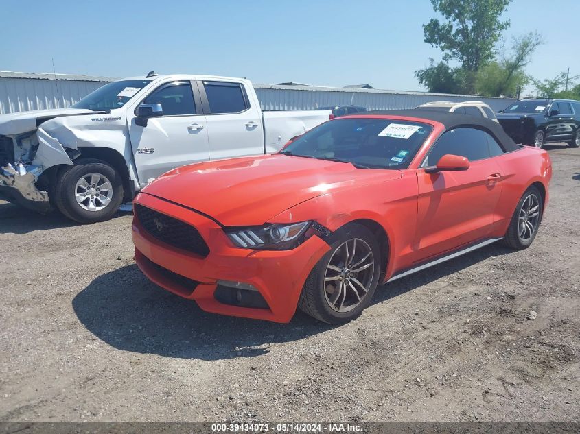 2016 Ford Mustang Ecoboost Premium VIN: 1FATP8UH0G5307940 Lot: 39434073