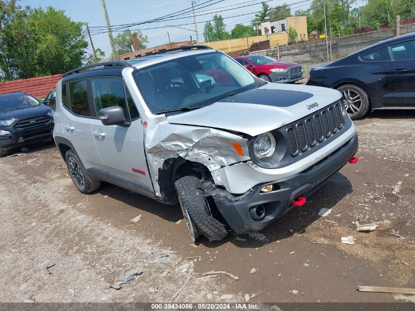 2017 Jeep Renegade Trailhawk 4X4 VIN: ZACCJBCB9HPF60317 Lot: 39434086