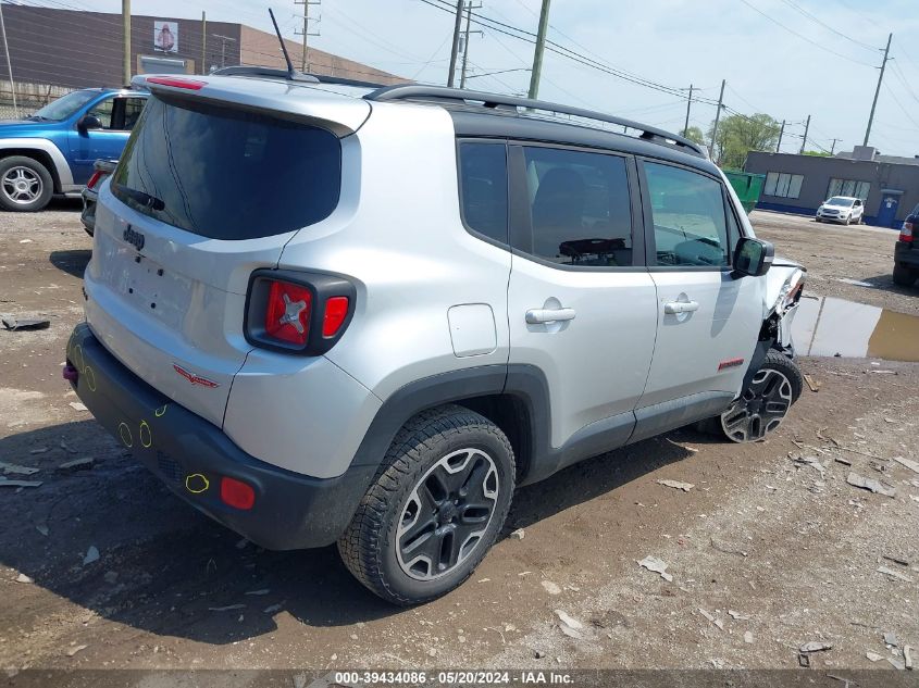 2017 Jeep Renegade Trailhawk 4X4 VIN: ZACCJBCB9HPF60317 Lot: 39434086