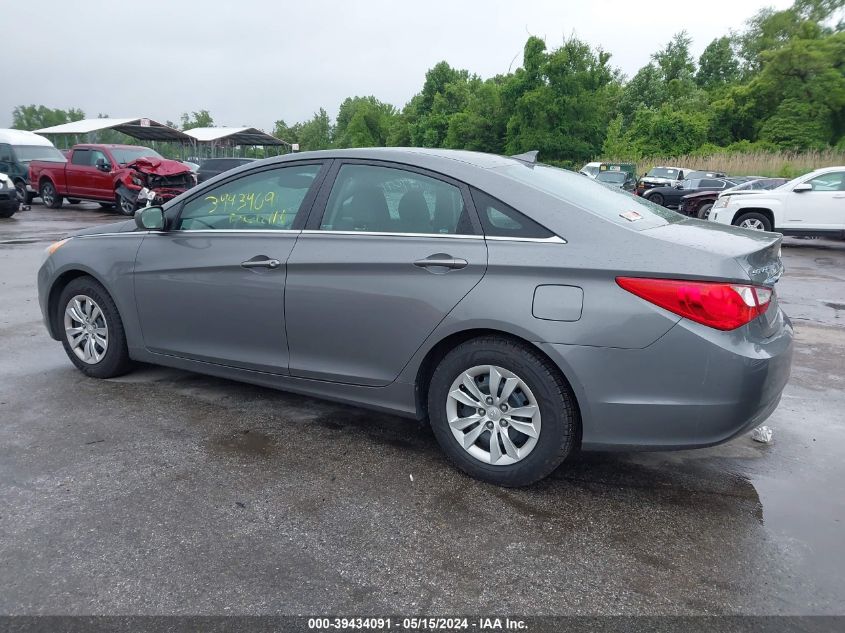 2013 Hyundai Sonata Gls VIN: 5NPEB4AC2DH593546 Lot: 39434091