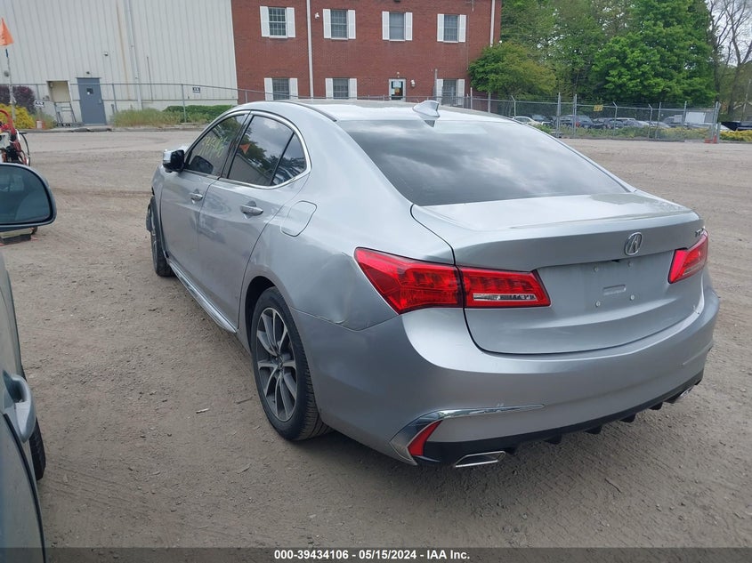 2018 Acura Tlx Tech Pkg VIN: 19UUB2F54JA012353 Lot: 39434106