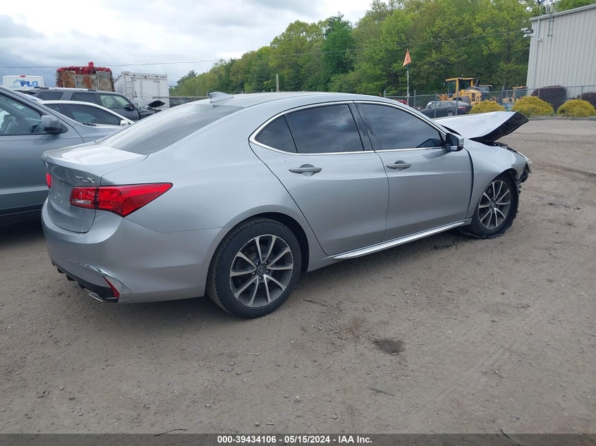 2018 Acura Tlx Tech Pkg VIN: 19UUB2F54JA012353 Lot: 39434106