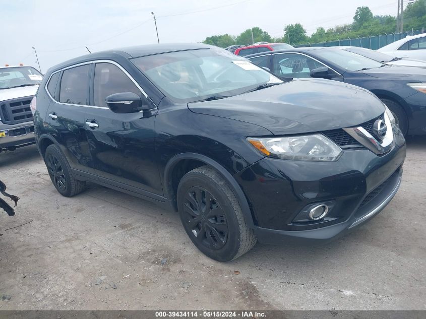 2015 Nissan Rogue S VIN: KNMAT2MV1FP526117 Lot: 39434114