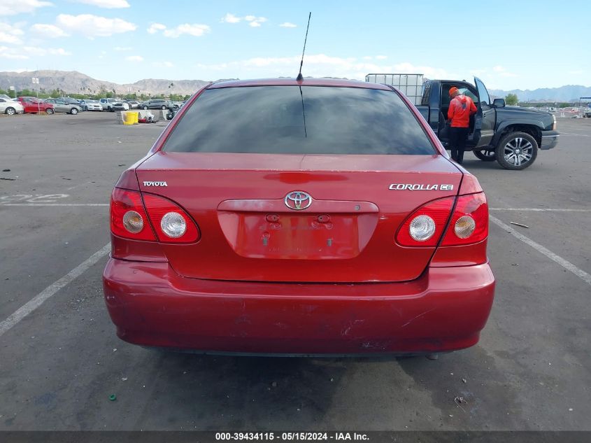 2006 Toyota Corolla Ce VIN: JTDBR32E360093761 Lot: 39434115