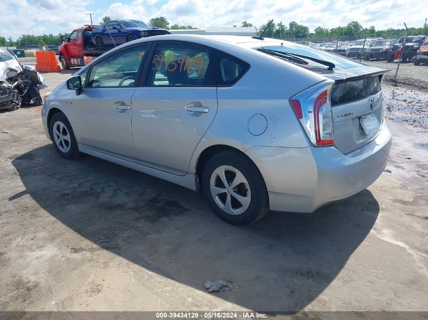 2012 Toyota Prius Three VIN: JTDKN3DUXC5442123 Lot: 39434129