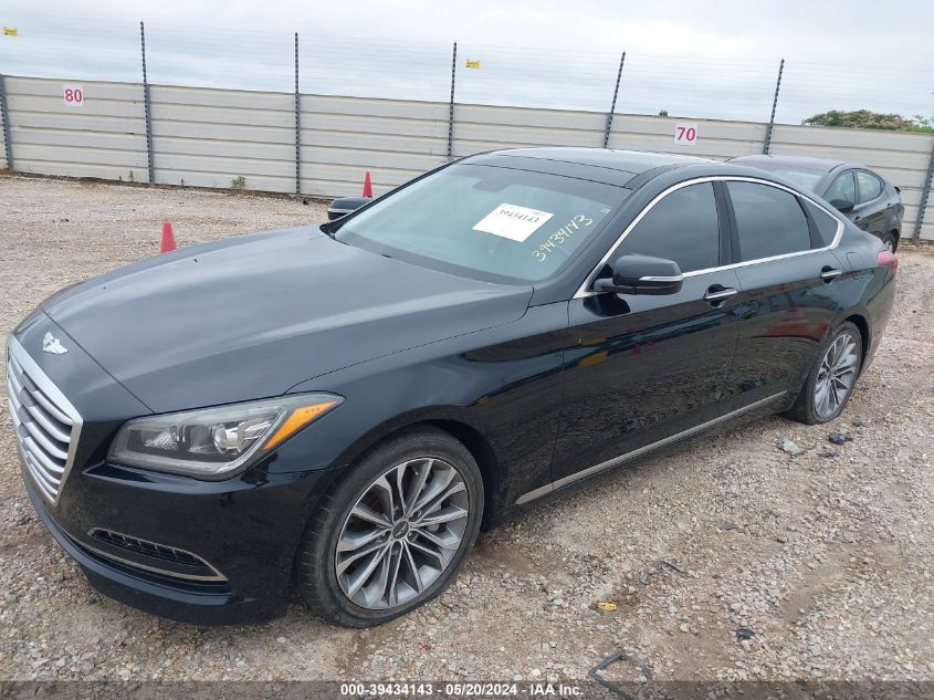 2015 Hyundai Genesis 3.8 VIN: KMHGN4JE4FU057526 Lot: 39434143