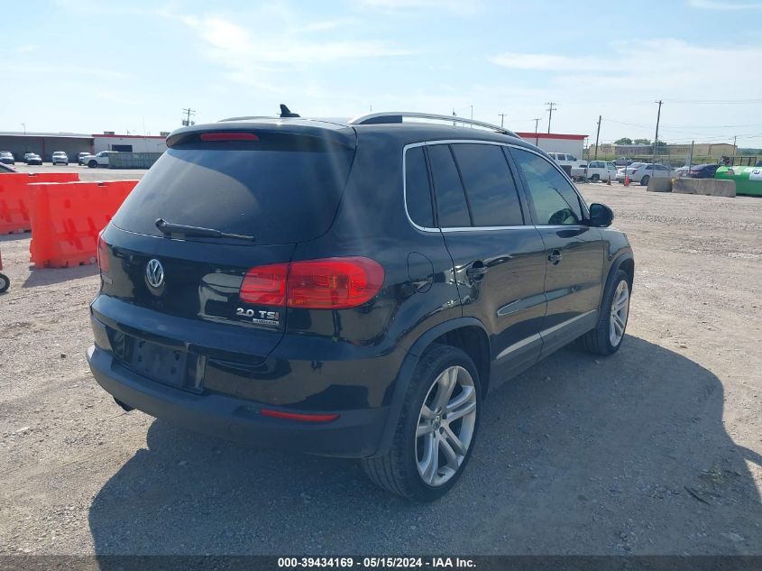 2012 Volkswagen Tiguan S/Se/Sel VIN: WVGBV7AX1CW530098 Lot: 39434169