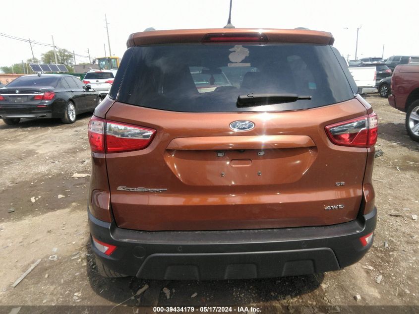 2020 Ford Ecosport Se VIN: MAJ6S3GL7LC328918 Lot: 39434179