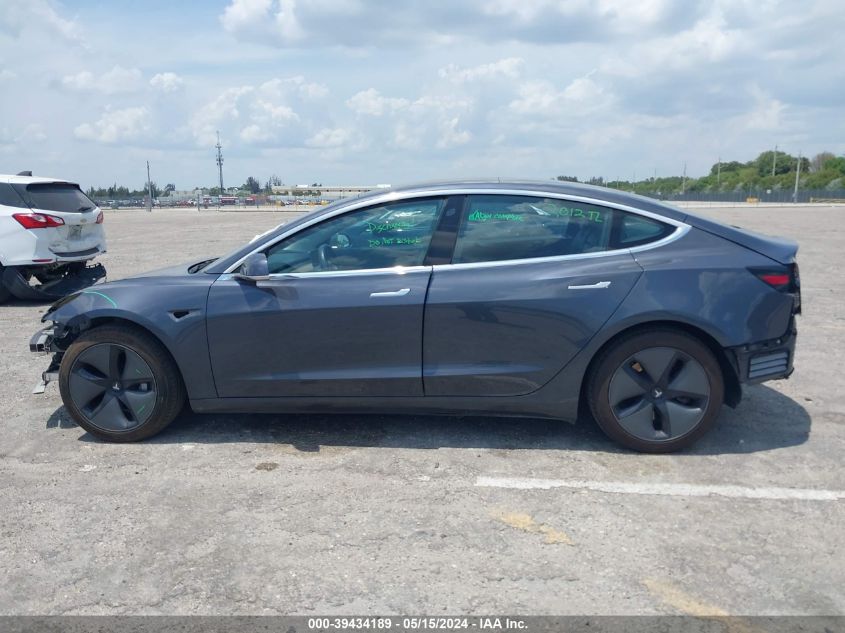 2018 Tesla Model 3 Long Range/Mid Range VIN: 5YJ3E1EA1JF123718 Lot: 39434189