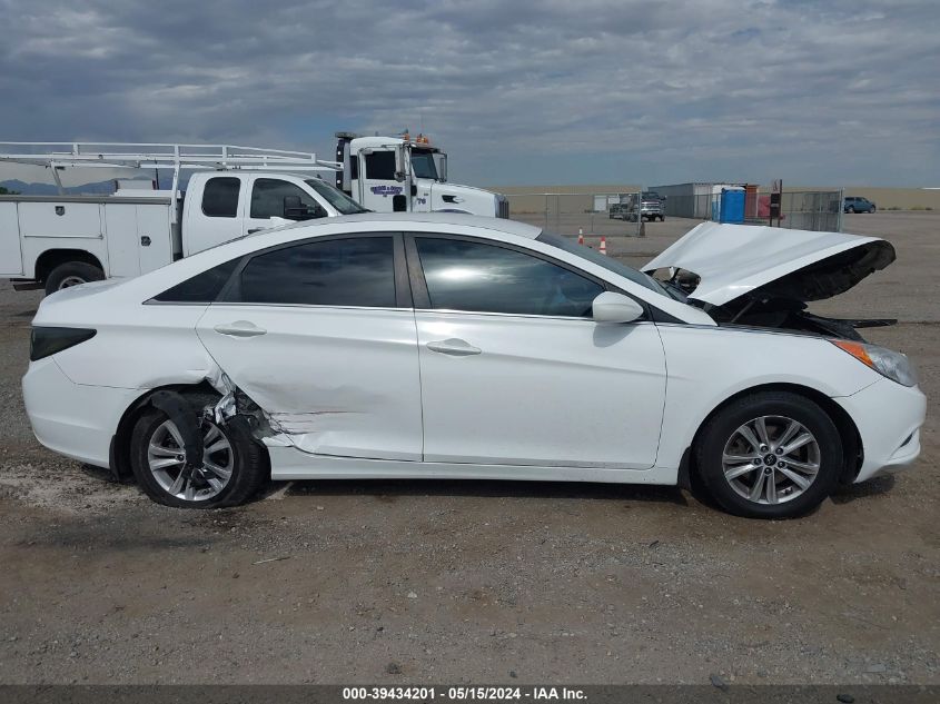 2013 Hyundai Sonata Gls VIN: 5NPEB4AC1DH614256 Lot: 39434201