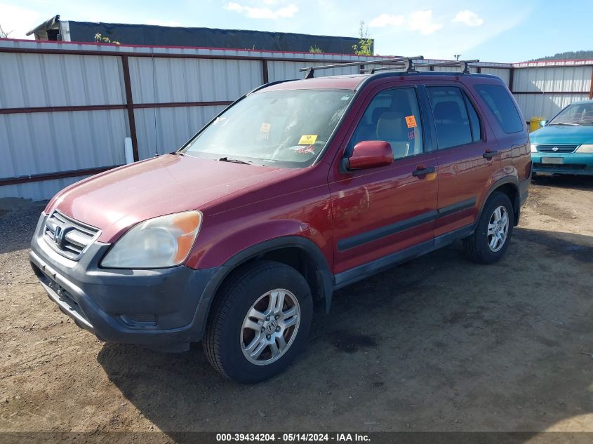 2002 Honda Cr-V Ex VIN: JHLRD788X2C007850 Lot: 39434204