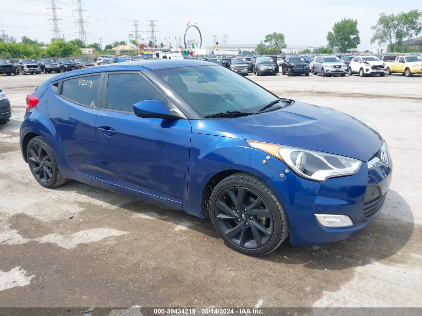 2017 Hyundai Veloster VIN: KMHTC6AD2HU306402 Lot: 39434219