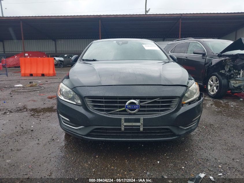 2016 Volvo S60 T5 Drive-E Premier VIN: YV126MFK4G2401552 Lot: 39434224